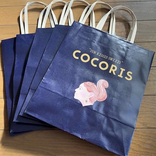COCORIS ショッピングバック5枚(ショップ袋)