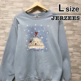 JERZEES - 古着 90年代 ジャージーズ Jerzees 鳥柄 両面プリント 袖 ...