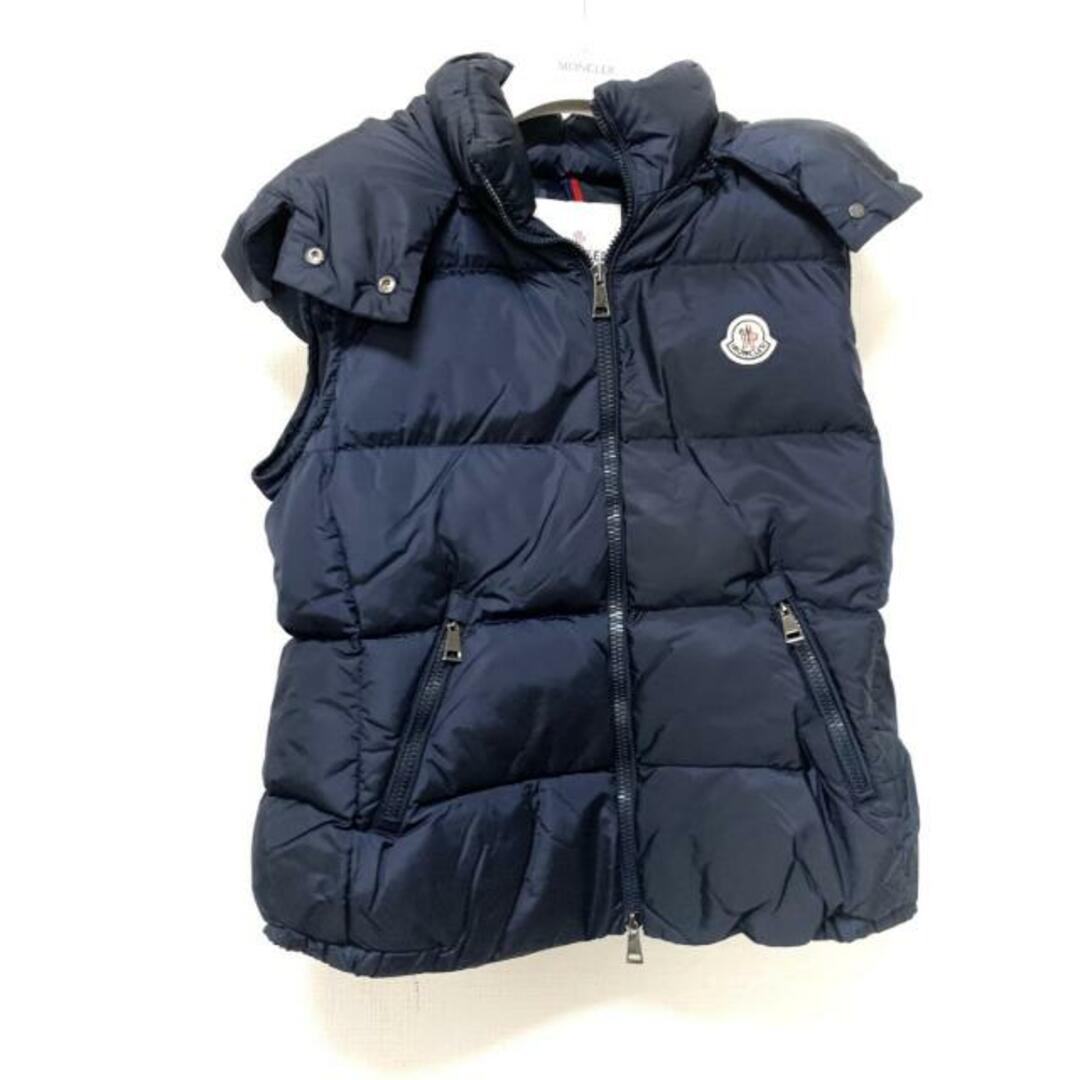 【美品】MONCLER モンクレール ダウンベスト ネイビー　サイズ2 M