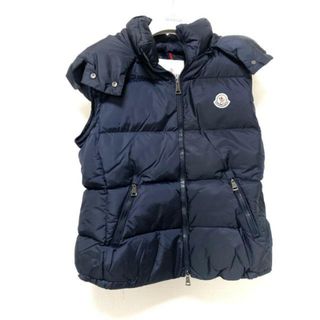 正規品USED MONCLER ダウンベスト　ネイビー　SIZE 1