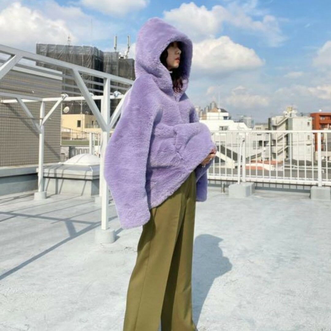 SeaRoomlynn - 【美品】SAE ROOM LYNN ECファーフーディーPOコート