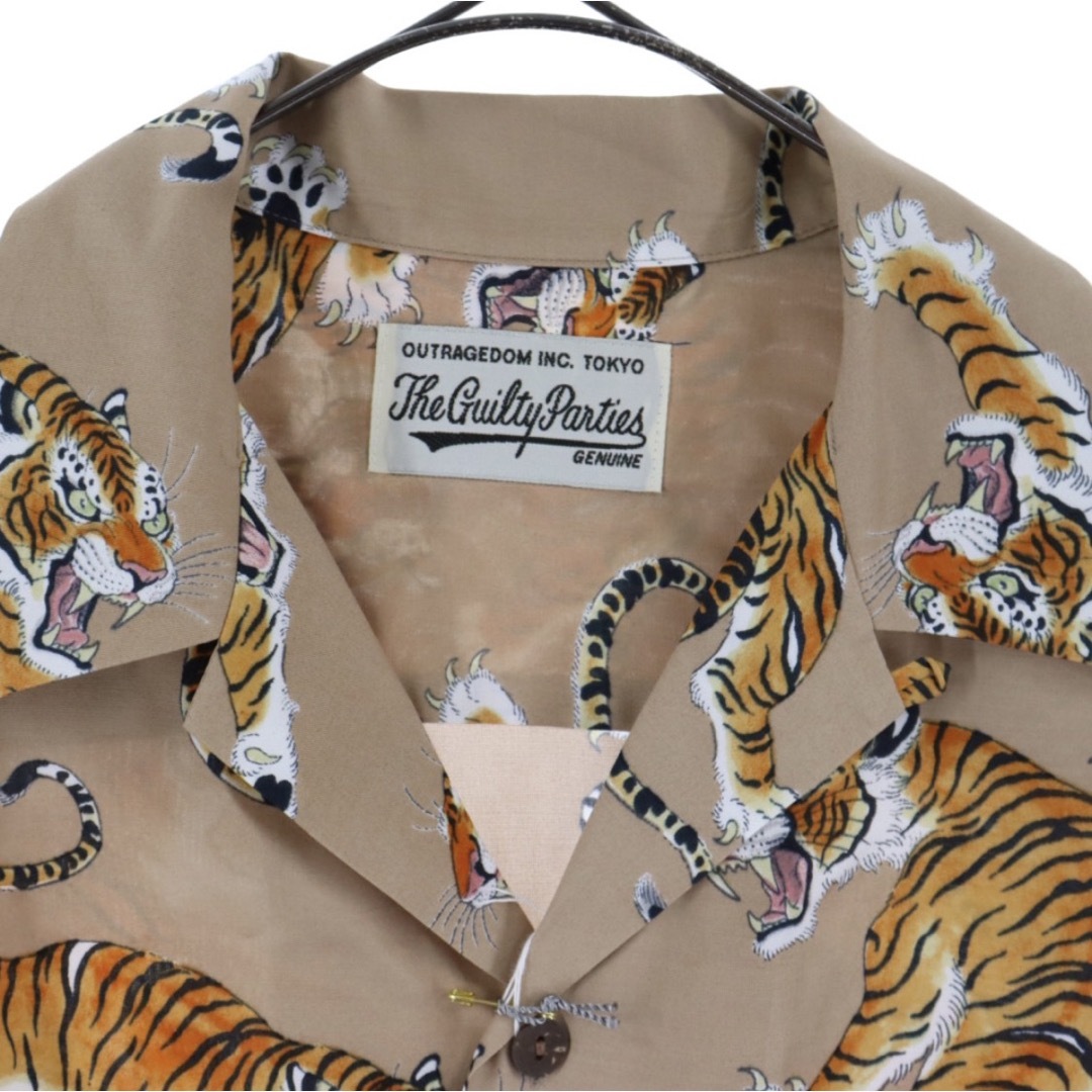 WACKO MARIA(ワコマリア)のWACKO MARIA ワコマリア　虎　半袖シャツ　2023SS ベージュ メンズのトップス(シャツ)の商品写真