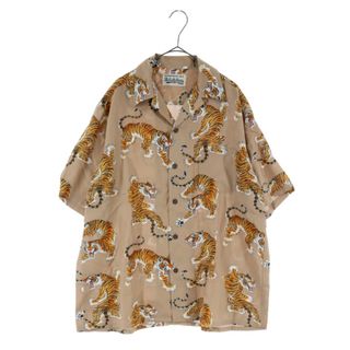 WACKO MARIA ワコマリア 22SS TIM LEHI S/S HAWAIIAN SHIRT TYPE-4 ティムリーハイ 半袖ハワイアンシャツ ベージュ TIMLEHI-WM-HI29