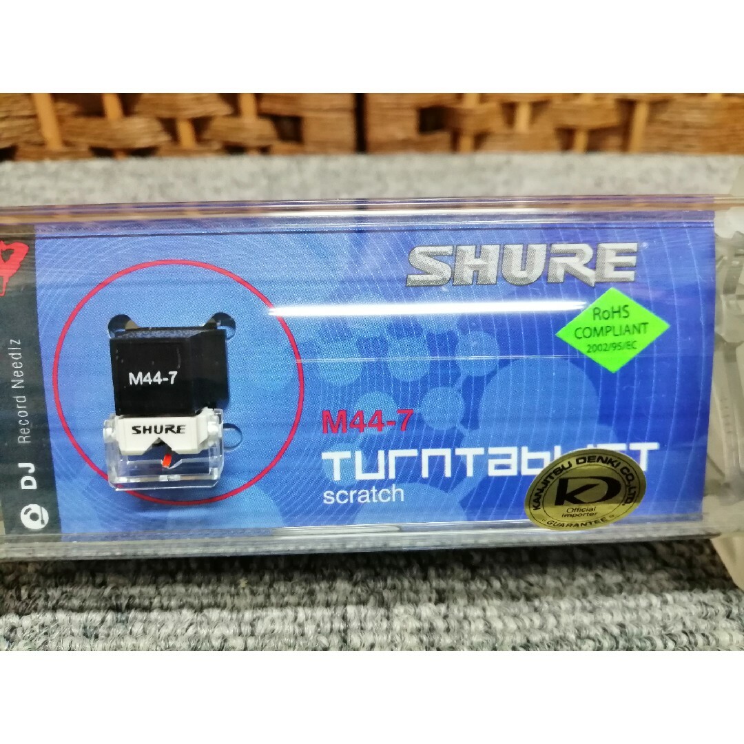 未開封 SHURE シュアー M44-7DJ機器