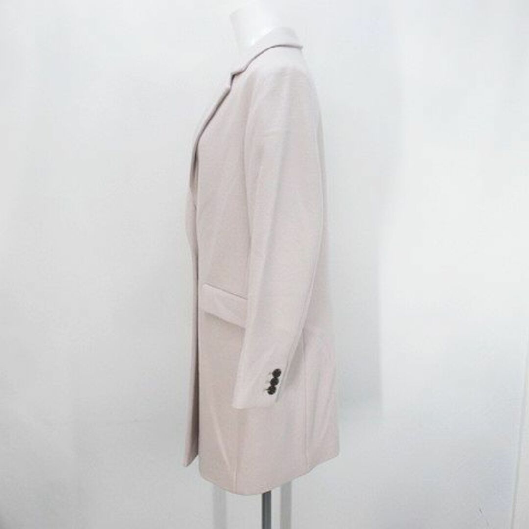 SHIPS(シップス)のSHIPS ミドル丈 チェスターコート 36 ピンク系 シングルボタン レディースのジャケット/アウター(その他)の商品写真