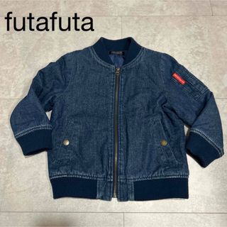 フタフタ(futafuta)のfutafuta デニムジャケット　アウター　ブルゾン　青(ジャケット/上着)