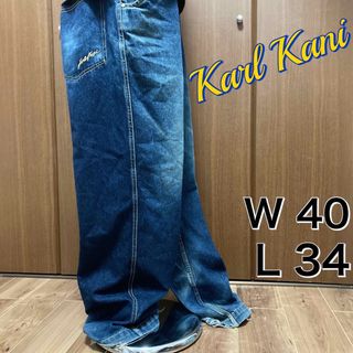 W32 90s KARLKANI リジッドバギーデニムパンツ 2pac