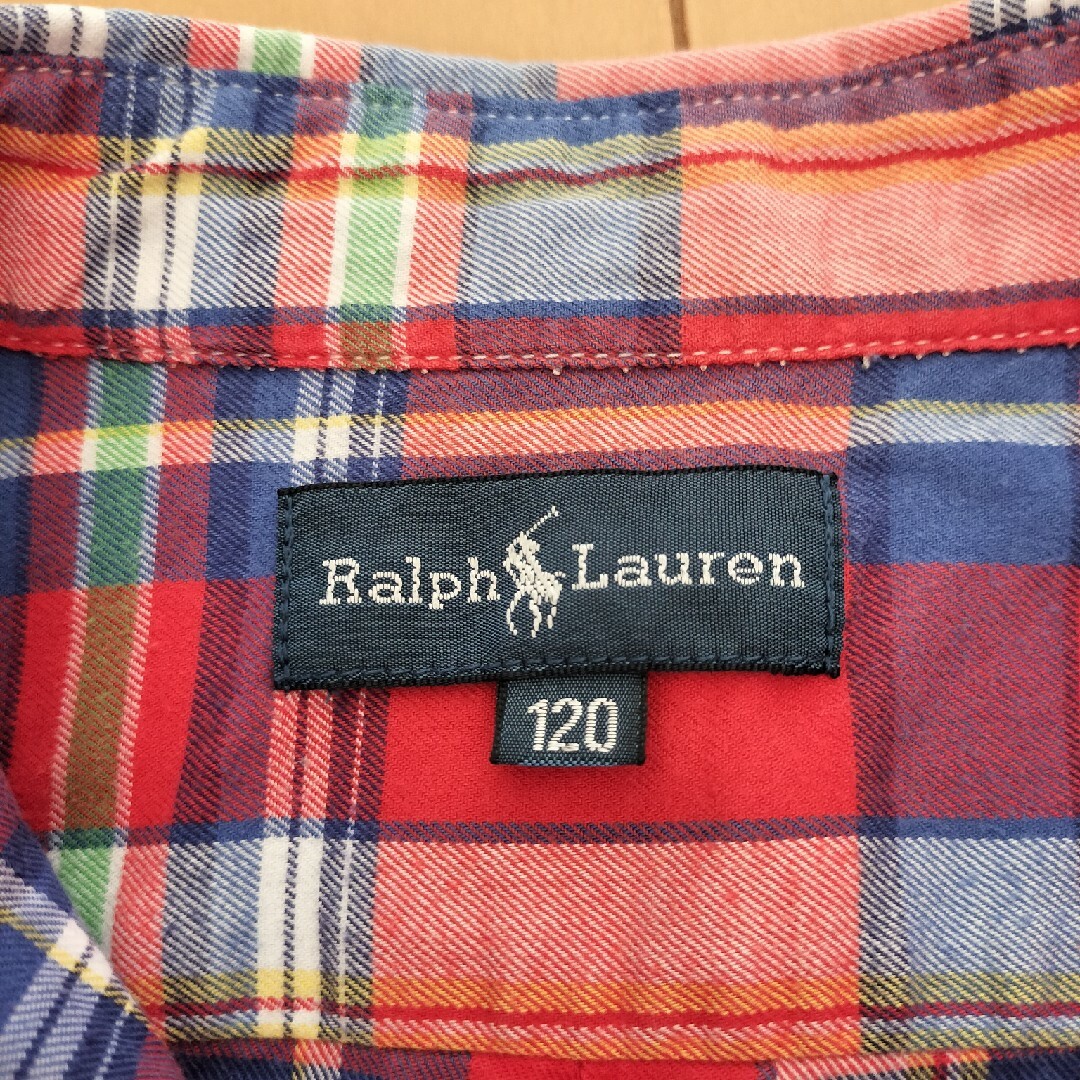 Ralph Lauren(ラルフローレン)のラルフローレン　長袖シャツ120cm キッズ/ベビー/マタニティのキッズ服女の子用(90cm~)(Tシャツ/カットソー)の商品写真