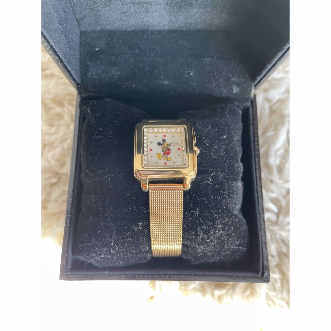 Honey Salon(ハニーサロン)のハニーサロン　ミッキーマウス時計スワロフスキー レディースのファッション小物(腕時計)の商品写真