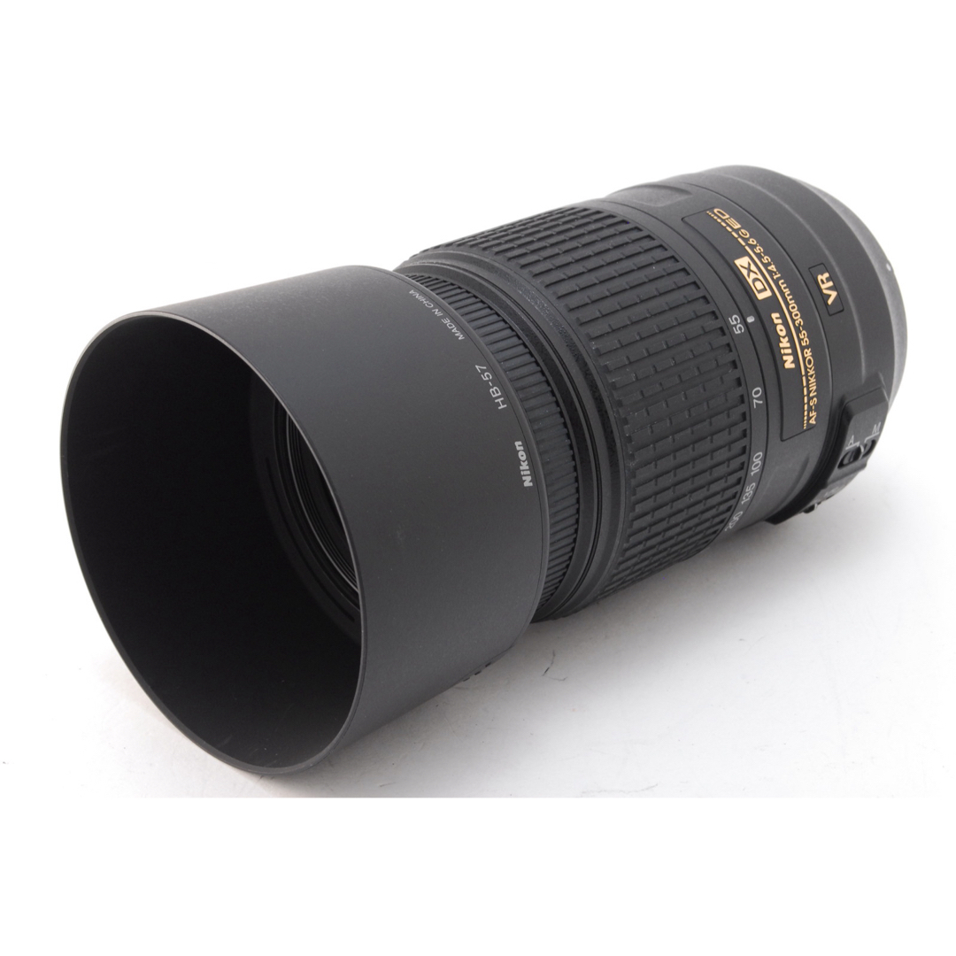 Nikon(ニコン)の傷無しの極上品❤️Nikon AF-S DX 55-300mm ED VR スマホ/家電/カメラのカメラ(レンズ(ズーム))の商品写真