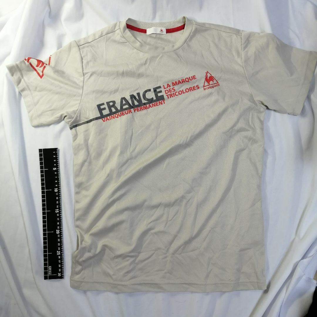 le coq sportif(ルコックスポルティフ)のle coq sportif メンズ Tシャツ ポリエステル生地 Mサイズ 中古 メンズのトップス(Tシャツ/カットソー(半袖/袖なし))の商品写真