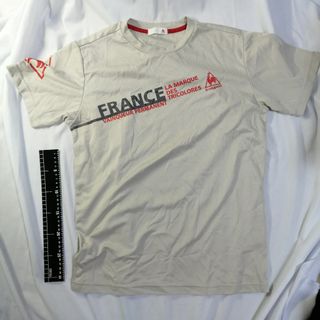 ルコックスポルティフ(le coq sportif)のle coq sportif メンズ Tシャツ ポリエステル生地 Mサイズ 中古(Tシャツ/カットソー(半袖/袖なし))