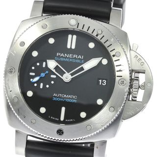 パネライ(PANERAI)のパネライ PANERAI PAM01973 サブマーシブル 42MM 自動巻き メンズ 箱・保証書付き_780775(腕時計(アナログ))