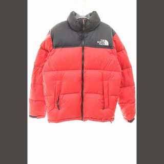 ノースフェイス(THE NORTH FACE) ダウンジャケット(メンズ)（レッド ...