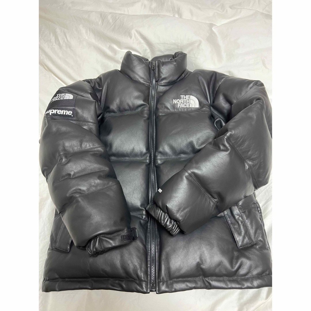 Leather Nuptse Jacketジャケット/アウター