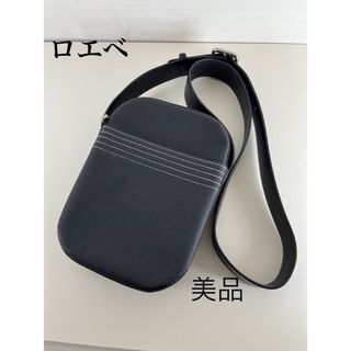 ロエベ(LOEWE)の未使用　ロエベショルダー／アナグラム／コーティングキャンパス　美品(ショルダーバッグ)