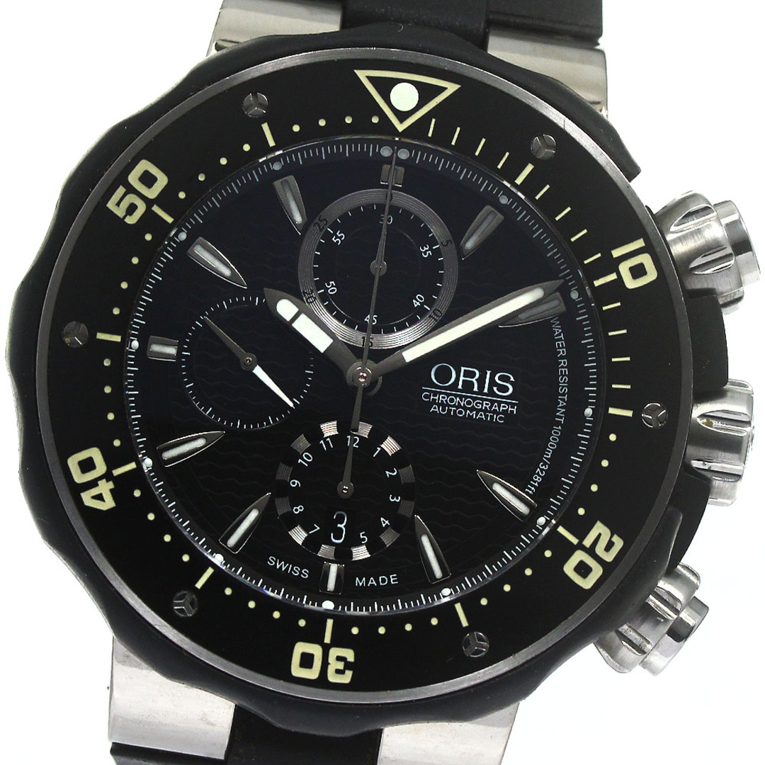 オリス ORIS アートリエ クロノグラフ　腕時計