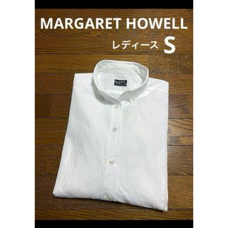 マーガレットハウエル(MARGARET HOWELL)の【マーガレットハウエル】 ボタンダウン シャツ ブラウス 8分袖  NO1598(シャツ/ブラウス(長袖/七分))