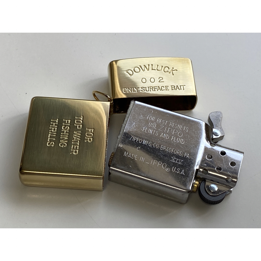 ZIPPO - コラボ/DOWLUCK/道楽/Zippo/ライター/ゴールド/EVISU ZIPPO - コラボ/DOWLUCK/道楽/Zippo/ライター/ゴールド/EVISU