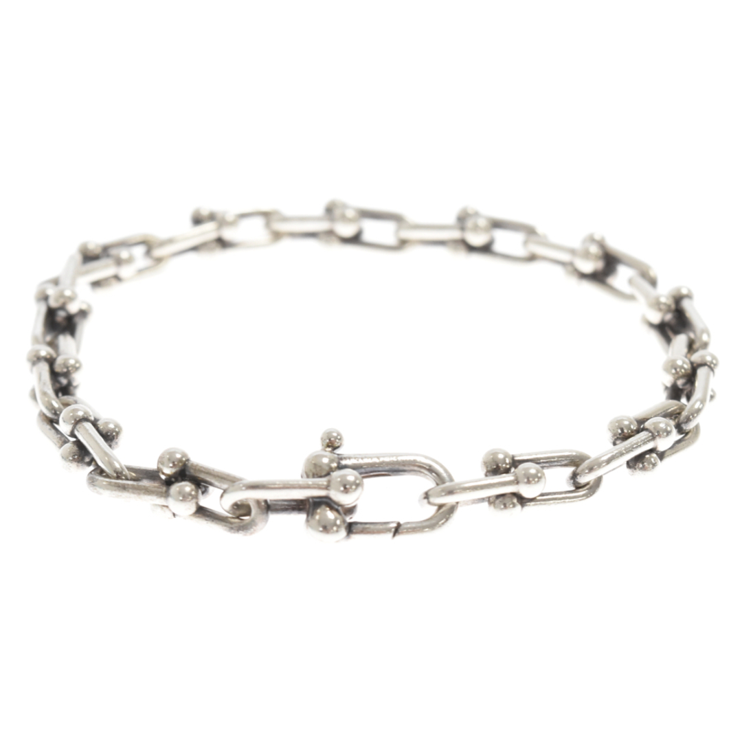 192センチ幅TIFFANY & Co. ティファニー Hard Wear Micro Link Bracelet ハードウェアマイクロリンクブレスレット シルバー ミディアム