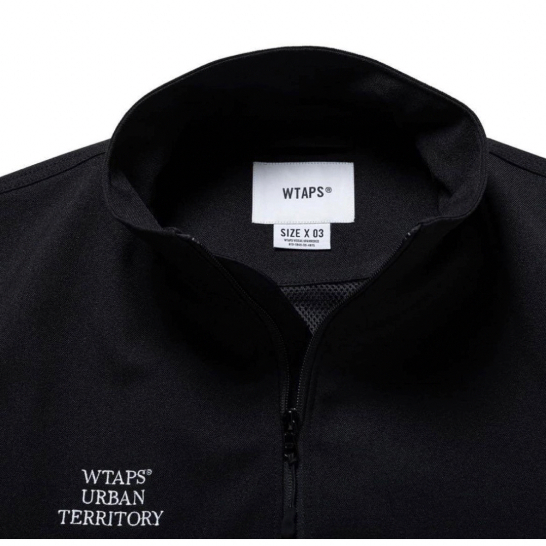 W)taps(ダブルタップス)のWtaps Track Jacket Poly Twill Wut ブラック メンズのジャケット/アウター(ブルゾン)の商品写真