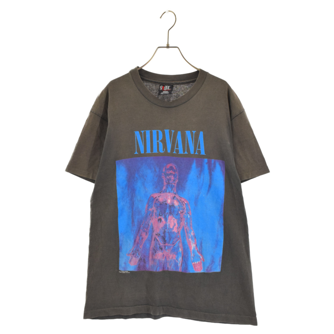 VINTAGE ヴィンテージ NIRVANA ニルヴァーナ SLIVER プリント半袖Tシャツ ブラック