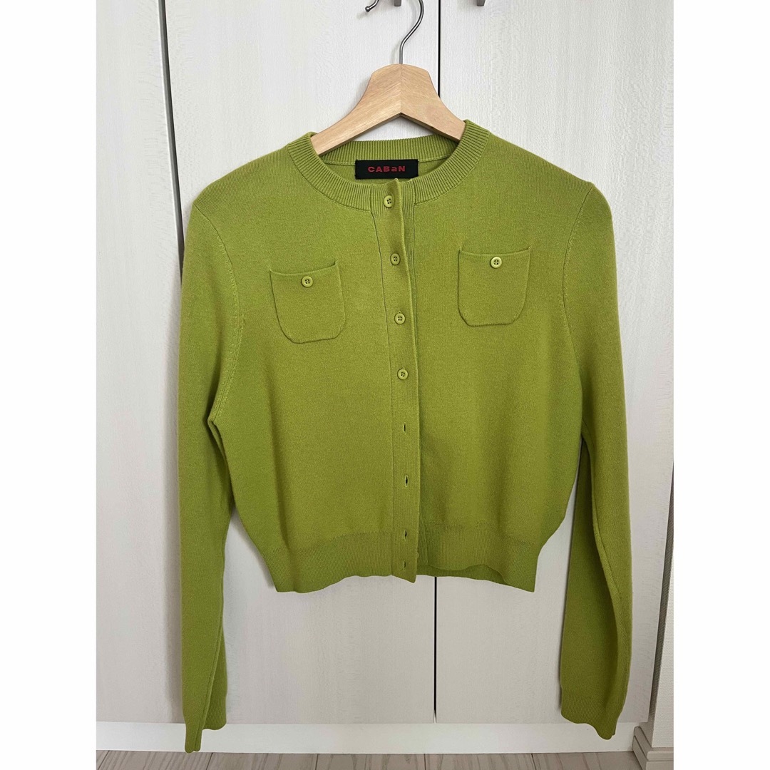 caban コットンカシミヤカーディガン-