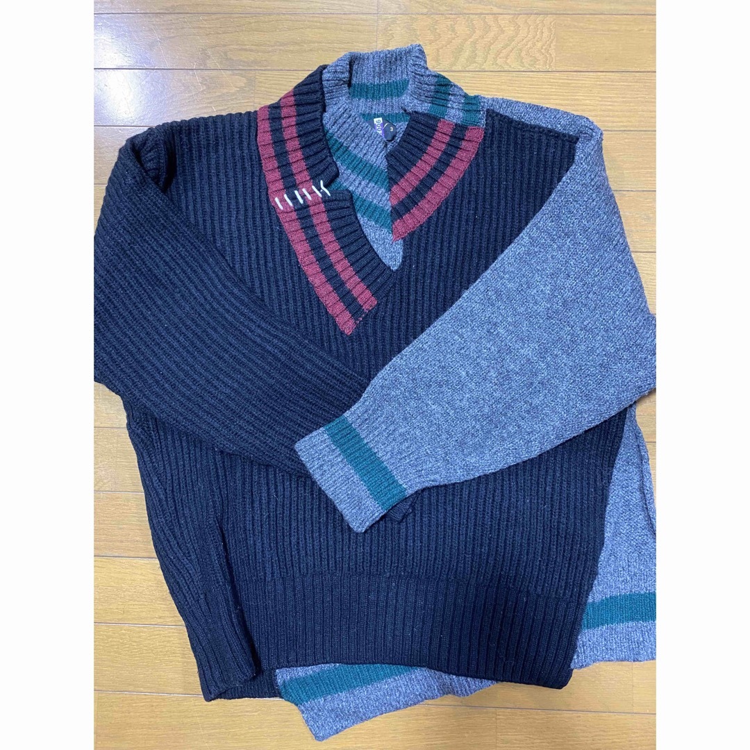 kolor - kolor 19aw クレイジーパターン ニット 黒 グレーの通販 by