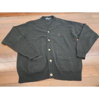 ポロラルフローレン(POLO RALPH LAUREN)のラルフローレン　カーディガン　黒　コットン100(カーディガン)