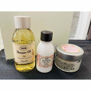 サボン(SABON)のSABON ウェルカムキット 箱なし グリーンローズ(ボディスクラブ)