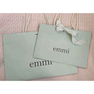 エミ(emmi)の【まとめ売り】emmi エミ　ショップ袋　ショッパー　紙袋　リボン(ショップ袋)