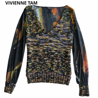 VIVIENNE TAM - ヴィヴィアンタム ドラゴンパワーネットブラウス未使用