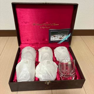 【希少・未使用品】HOYAクリスタル　グラス6個セット(グラス/カップ)