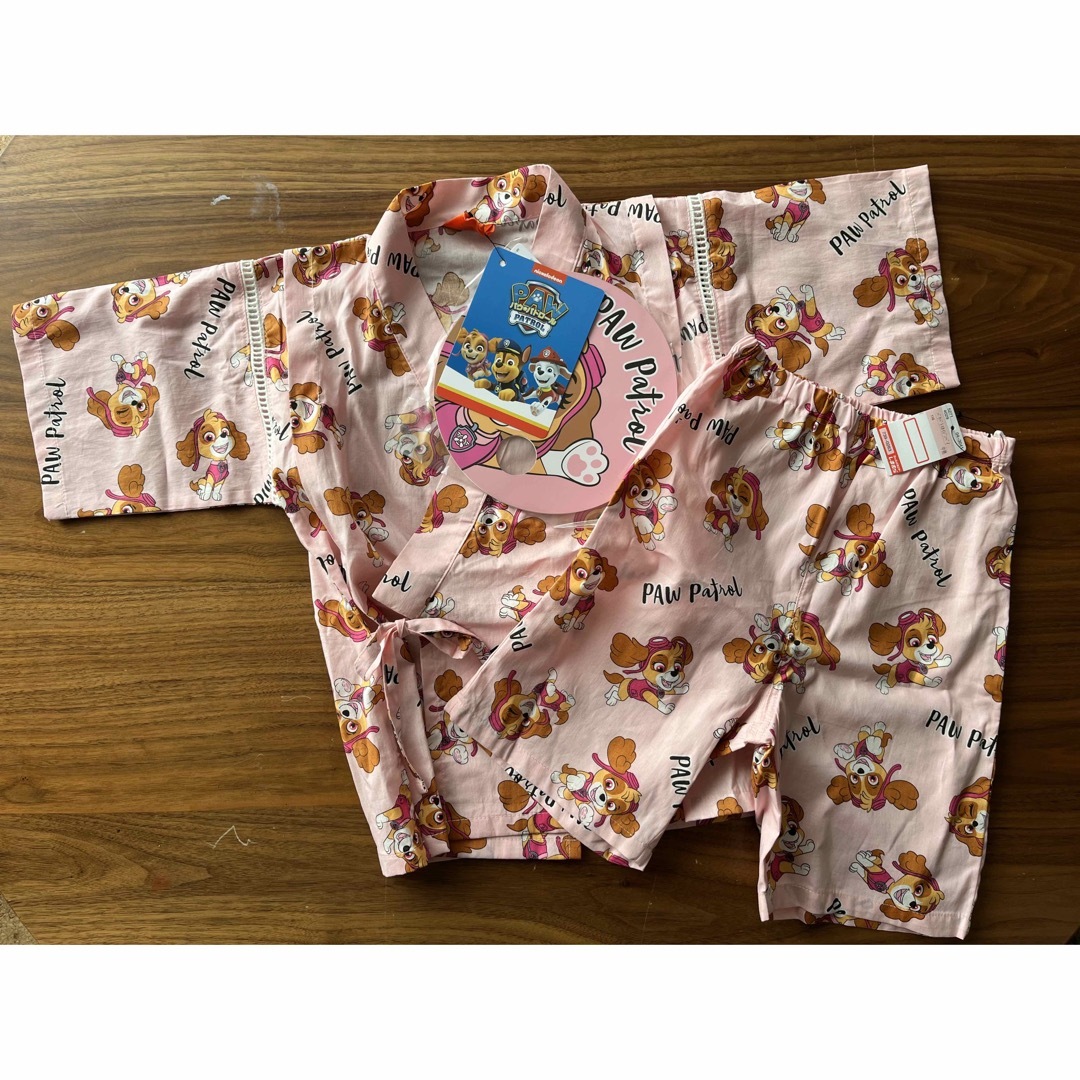 パウパトロール　甚平　スカイ キッズ/ベビー/マタニティのキッズ服女の子用(90cm~)(甚平/浴衣)の商品写真