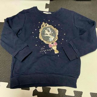 グローバルワーク(GLOBAL WORK)のユニコーンとキラキラがかわいいトレーナー　　110(Tシャツ/カットソー)