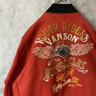 VANSON 囚人 ボーダー 長袖 ワーク ジャケット バイク ルード XXL