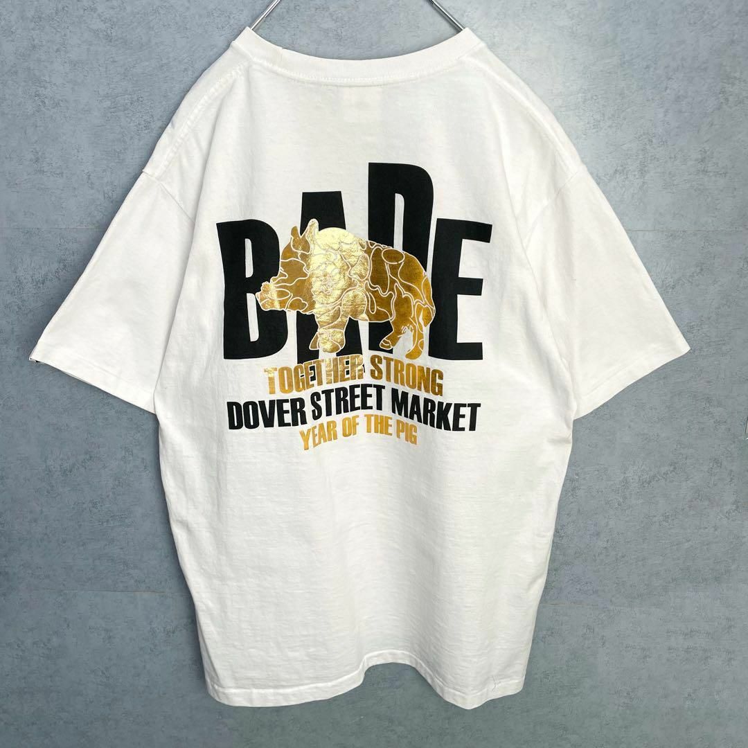 A BATHING APE(アベイシングエイプ)のA BATHING APE　 DOVER STREET MARKET　白Tシャツ メンズのトップス(Tシャツ/カットソー(半袖/袖なし))の商品写真