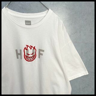 【即完売品】ハフ♤半袖Tシャツ　ポケット刺繍ロゴ　ホワイト　M