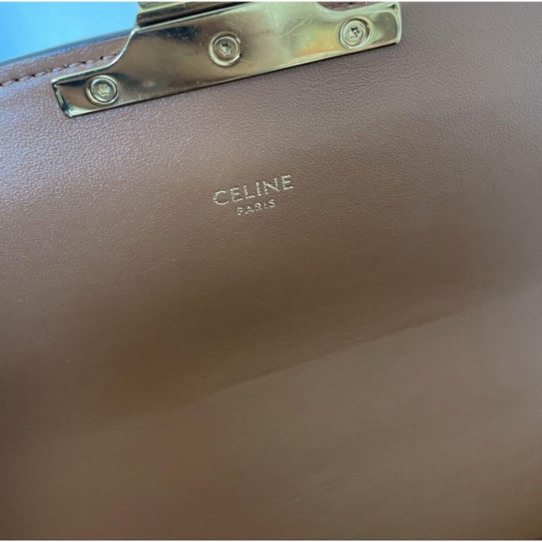 セリーヌ CELINE トリオンフ  キャンバス カーフスキン