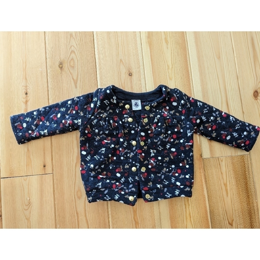 PETIT BATEAU(プチバトー)のPETIT BATEAU(プチバトー)　カーディガン キッズ/ベビー/マタニティのベビー服(~85cm)(カーディガン/ボレロ)の商品写真