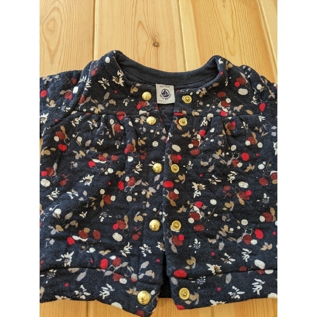 PETIT BATEAU(プチバトー)のPETIT BATEAU(プチバトー)　カーディガン キッズ/ベビー/マタニティのベビー服(~85cm)(カーディガン/ボレロ)の商品写真