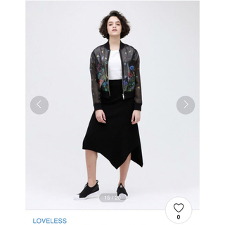 【美品】【34】LOVELESS♡ラブレス アシメトリーワンピース レディース