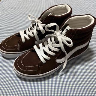 ヴァンズ(VANS)の☆used☆ vans ハイカットスニーカー　ブラウン　23㎝(スニーカー)