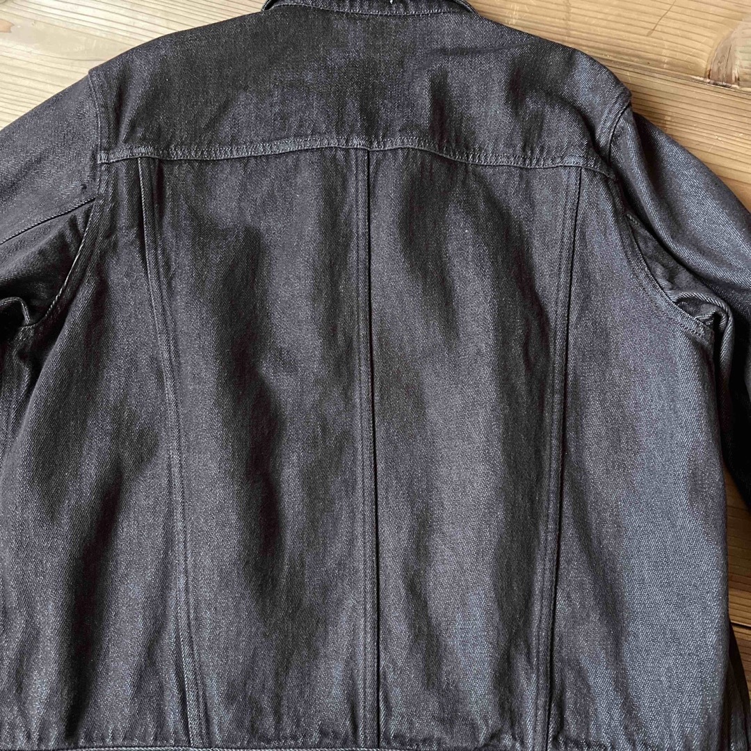 AURALEE(オーラリー)のauralee ハードツイストデニム　ブルゾン　21aw ブラウン メンズのジャケット/アウター(ブルゾン)の商品写真