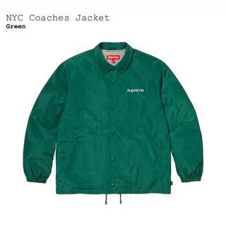 シュプリーム(Supreme)のsupreme NYC Coaches Jacket Green M(ナイロンジャケット)