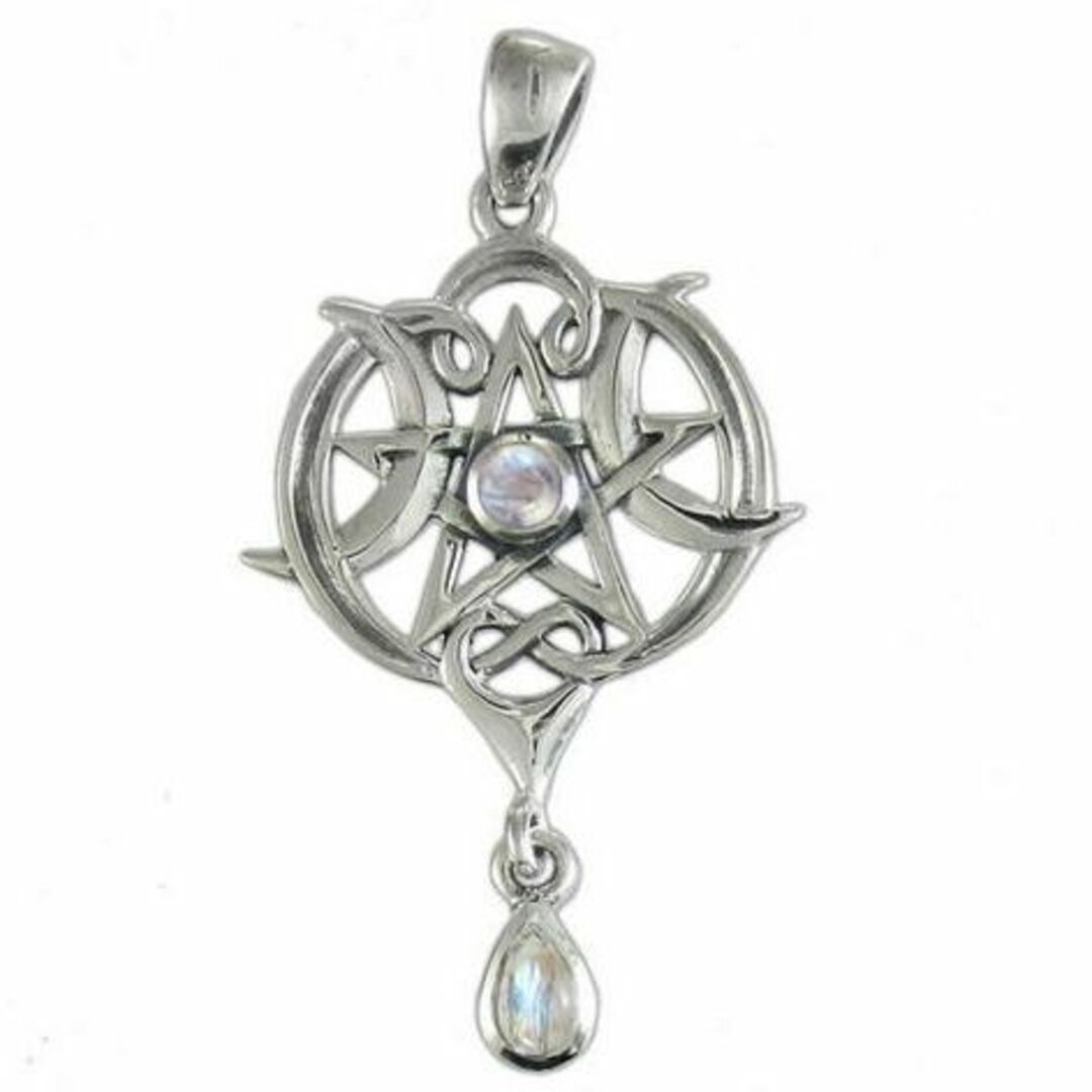DD: Small Heart Pentacle Pendant with RM - www.serviceindeogude.dk