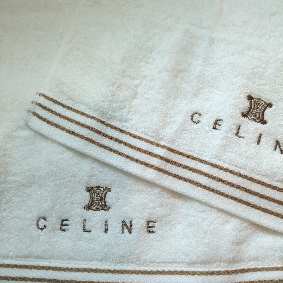 celine - ♪【新品未使用】CELINE セリーヌ バスタオル×3 フェイス