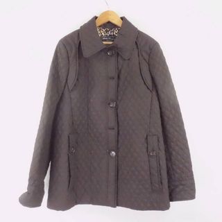 フェラガモ(Ferragamo)の美品 Salvatore Ferragamo フェラガモ キルティングコート 44 ポリエステル100％ レディース AY4632B (ロングコート)