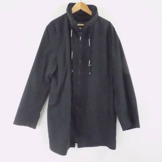 バーバリー(BURBERRY)の美品 BURBERRY バーバリー FRA28-082 ジップアップコート 38 ポリエステル他 レディース AY4634W (ロングコート)