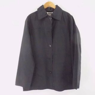 バーバリー(BURBERRY)の美品 BURBERRY バーバリー FR040-888 リバーシブルジャケット 40 ポリエステル100％ フロントボタン ノバチェック レディース AY4636A73 (ロングコート)